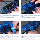 8-piece bicycle cleaning tool set - Bicycle chain ring - Cleaning kit - Mountain bike accessories - Maintenance tools - Large cleaning brush