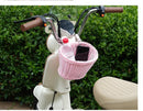 Front bike basket - front and rear bike baskets - rear motorcycle basket - backpack storage - pink