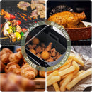 2-piece Airfryer accessory pads - Silicone Airfryer pads - Black - 19.5*16.5 cm