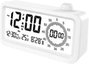 Visual alarm clock - Timer - Three alarms - Backlight - Two displays - Countdown function - Timer reminder for children - White