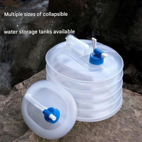 3 Liter Collapsible Water Bucket - Outdoor Picnic/Road Trip - Portable - Large Capacity Bucket - Collapsible Portable Bucket - Water Bucket