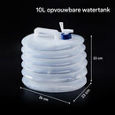 10 Liter Collapsible Water Bucket - Outdoor Picnic/Road Trip - Portable - Large Capacity Bucket - Collapsible Portable Bucket - Water Bucket
