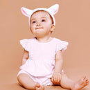 2-Piece Animal Headbands - With Sheep Ears - Cute Headbands for Adults and Kids to Role Play - White and Pink Sheep Costume Accessories
