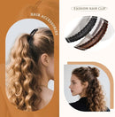 2-pack banana hair clips - Banana hair comb - Double comb - Long hair clip - Fishtail hair clip - Suitable for women and girls