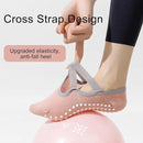 Yoga socks (2 pairs) - Non-slip socks - Women's non-slip yoga socks - Sizes 35-41 - Women's Pilates socks, non-slip - Fitness non-slip - Suitable for Pilates, Dance, Fitness