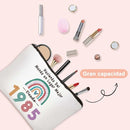 Makeup bag - storage bag - birthday makeup bag - women's makeup bag - for women, girls, girlfriends, party gifts - pencil case - toiletry bag (1985)