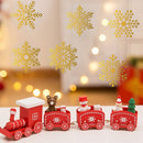 Stickers - 500 sheets - Christmas stickers - Christmas card stickers - Roll of Christmas stickers - Suitable for envelopes, gift boxes, cards, photo albums, crafts, Christmas decorations, etc.