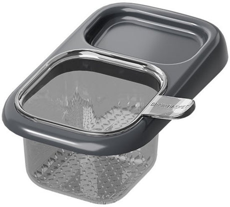 Sink Strainer & Drip Rack - With Suction Cup & Removable Strainer Tray - For Vegetables & Food Waste - Black