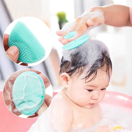 Facial Cleansing Brush - 2 Pieces - Facial Cleansing Brush - Silicone Facial Massage Brush - Suitable for washing hair, showering and cleaning the face