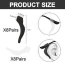 Earplugs for glasses - 32 pieces - Silicone earhooks - Behind-the-ear glasses clips - Non-slip, drop-resistant silicone earhooks for glasses, sunglasses and reading glasses