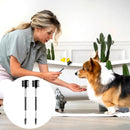 Pet Grooming Comb - 2-Piece Set - Tear Stain Removal Comb for Dogs - Double-Sided Eye Brush for Dogs - Pet Cleaning and Grooming Comb - Pet Eyelash Comb