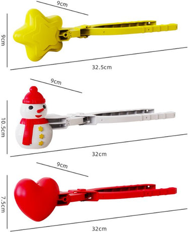 Snowball Maker for Kids | 6 Pieces - Safe PP Material