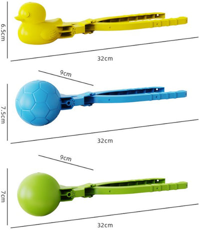 Snowball Maker for Kids | 6 Pieces - Safe PP Material