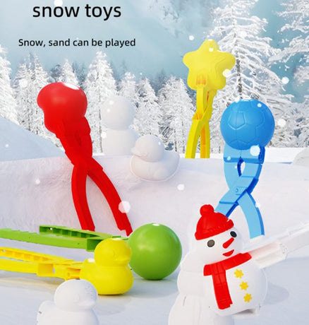 Snowball Maker for Kids | 6 Pieces - Safe PP Material