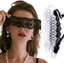 Lace Eye Mask – 4-Pack – V-Shaped – Adjustable – For Masked Balls, Galas, Halloween, Mardi Gras and Cosplay