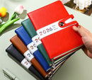 Agenda 2026 Adults - Planner - Journal - Organizer - Business - Texture - PU Material - A5 Format - Red