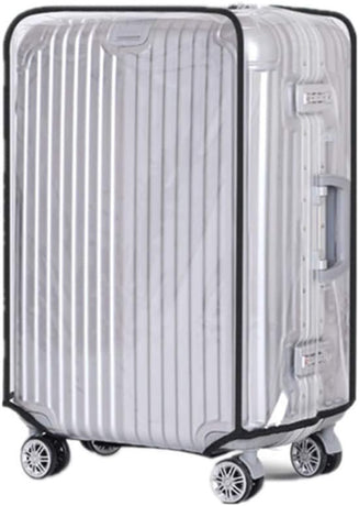 Luggage Cover - Transparent PVC Material - Waterproof and Scratch Resistant - Semi-transparent Luggage Cover - Suitable for Business Travel and Daily Use - 24
