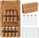 Camping Spice Set - Waterproof - 9 Spice Tins with Canvas Storage Bag and Hanging Hole