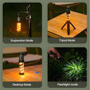 Multifunctional Camping Lamp with Mosquito Repellent - 5 Light Modes & Dual Color Temperature - IPX6 Waterproof - USB-C Rechargeable with Magnetic Hook