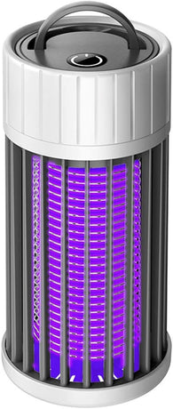 Outdoor Mosquito Trap - Rechargeable with UV Light (365 nm) - Silent and Portable - Can Also Be Used as a Night Light