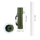 Water Stream Filter – Essential Camping Gear – 1200L Capacity – Extended Straw – For Hiking & Emergency Situations
