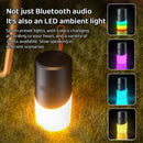 Bluetooth Speaker with LED Mood Lighting – 360° Sound & Light