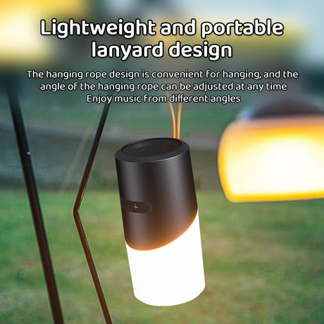 Bluetooth Speaker with LED Mood Lighting – 360° Sound & Light
