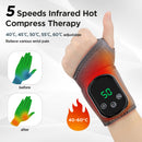 Wireless Heated Wristband - 5 Temperature Settings - Massage & Protection