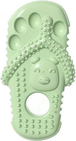 Dog Toothbrush-Chew Toy-Cleaning Teeth-Green+Pink