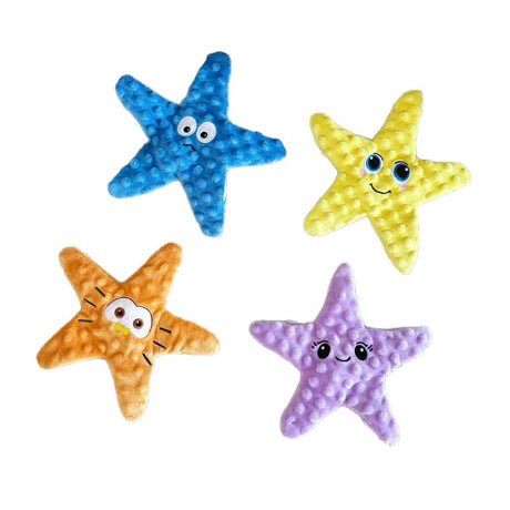 Unfilled dog toy - squeaky - small to medium dogs - 4 pcs