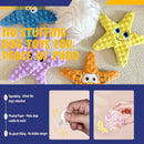Unfilled dog toy - squeaky - small to medium dogs - 4 pcs