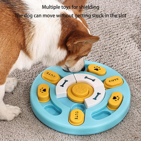 Dog Toys - Educational Toys - Treat Dispenser - Blue - 1pc