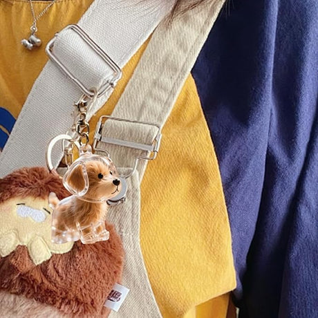 Keychain - Dog Hair Collection - Memory Capsule Pendant - DIY-1pc