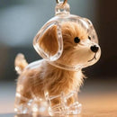Keychain - Dog Hair Collection - Memory Capsule Pendant - DIY-1pc