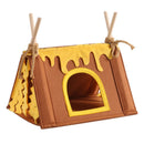Guinea Pig Bed - Durable and Sturdy - Comfortable - Mini - Well Made - Brown - 1st