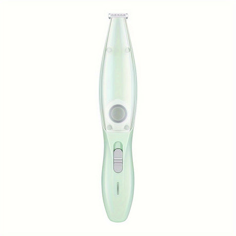 Small Animal Hair Trimmer-Hair Suction Cup-Rechargeable-Quiet-Green-1st