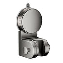 Shower Head Holder - Punch-Free - Strong Self-Adhesive - Hand Shower Tray - Gray - With Hook - 1 Pack