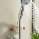 Shower head holder - Shower head holder with suction cup - Wall mounting, adjustable - with suction cup - No bumps - with hook - 1 piece