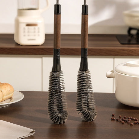 Bottle brush-bottle brush-cleaning brush-2 in 1 cleaning brush-crevice brush-flexible brush-360 degrees can be included