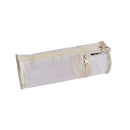 Pencil Case Pen Holder Transparent Large Capacity Off White 1 Piece
