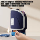 Telescopic Pen Holder - Large Capacity - Dark Blue - 1 Pack