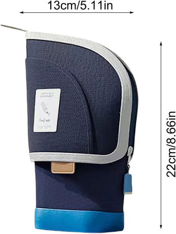 Telescopic Pen Holder - Large Capacity - Dark Blue - 1 Pack