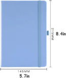 Notebook - Hardcover - Thick paper - Light blue - 1 pack