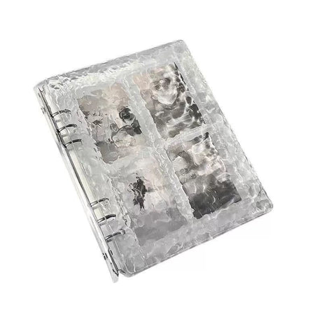 Photo Album - Contains 40 Transparent Pages - Ribbed Acrylic - 1 Pack