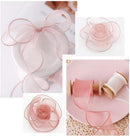 Gift ribbon - Gift wrapping ribbon - 40 m long - Pink ribbon - 1 pack