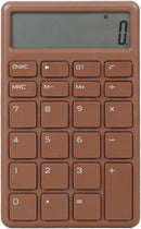 Calculator - with LCD display - Portable - Silent - Brown - 1 pack