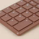 Calculator - with LCD display - Portable - Silent - Brown - 1 pack