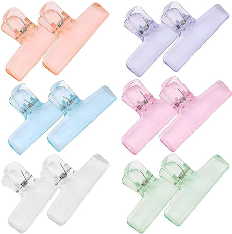 Clips - Mounting material - Colored acrylic - Office & Study - 12 pieces