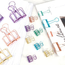 Ring binders - Hollow metal - 49/32/20 mm - Colored rings - 33 pieces