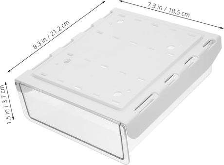 Under Desk Storage Box - Hidden Drawer - No Punching - Large Capacity - 1 Pack